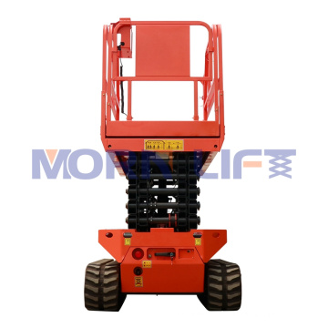 8m 10m High Quality Electric Self-propelled Hydraulic Crawler Rough Terrain Scissor Lift